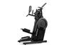 Black NordicTrack elliptical machine on a white background